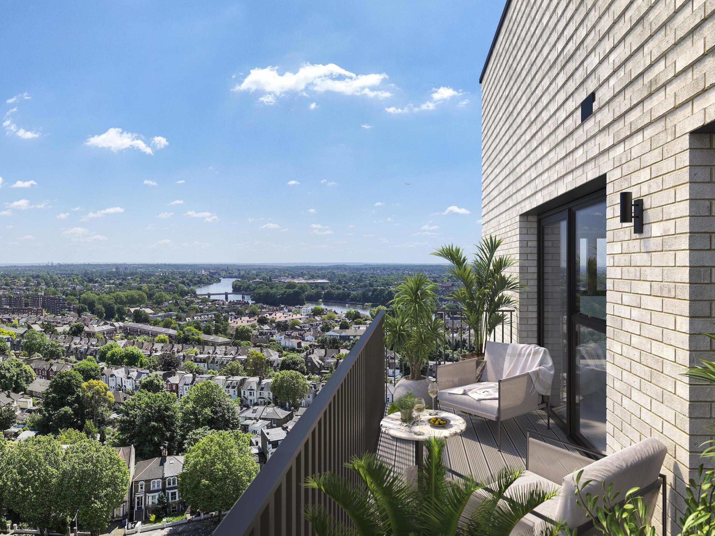 Kew Bridge Rise  1+1 Daireler